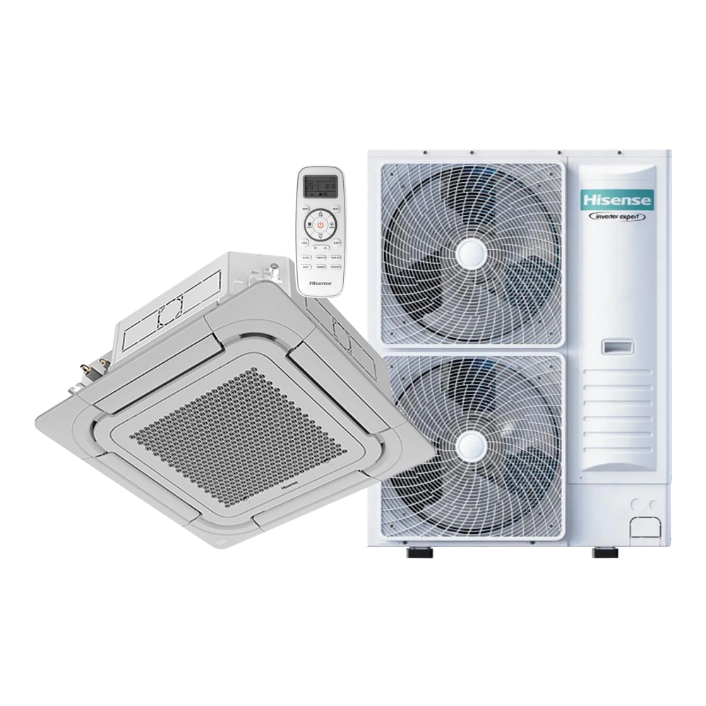 Ar Condicionado Split Cassete 4 Vias Inverter Hisense Wi-Fi 48000 Btus Frio 220v R-32
